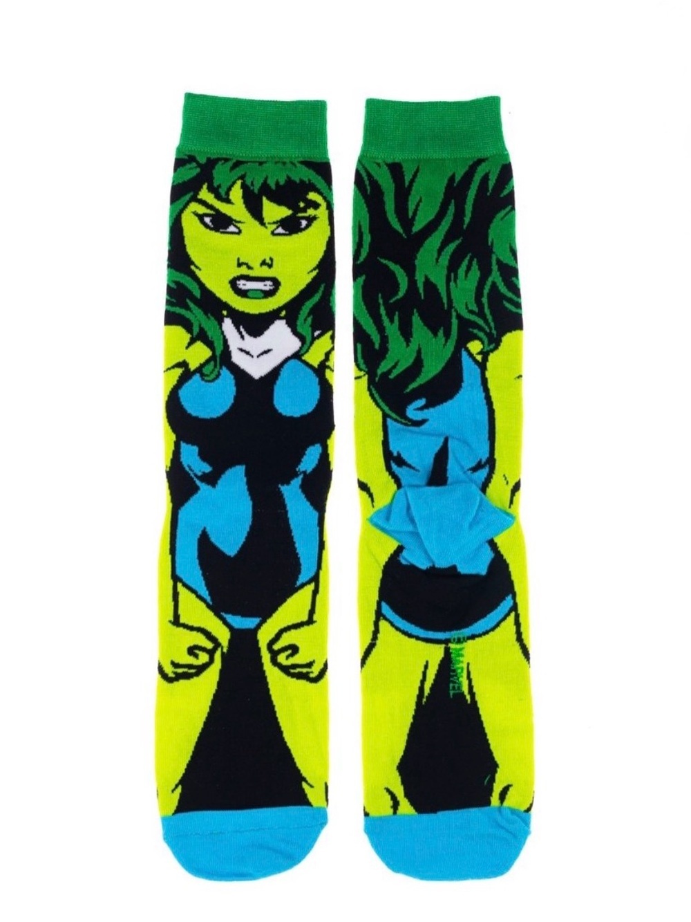 Animigos Collection Marvel She-Hulk Character Socks Sock Size 10-13